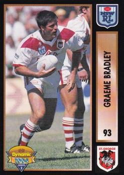 1994 Dynamic Rugby League Series 2 #93 Graeme Bradley Front